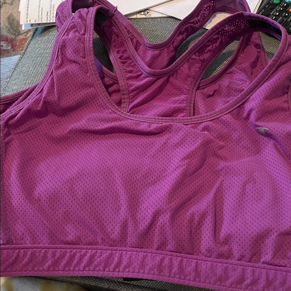 Purple Sports Bra